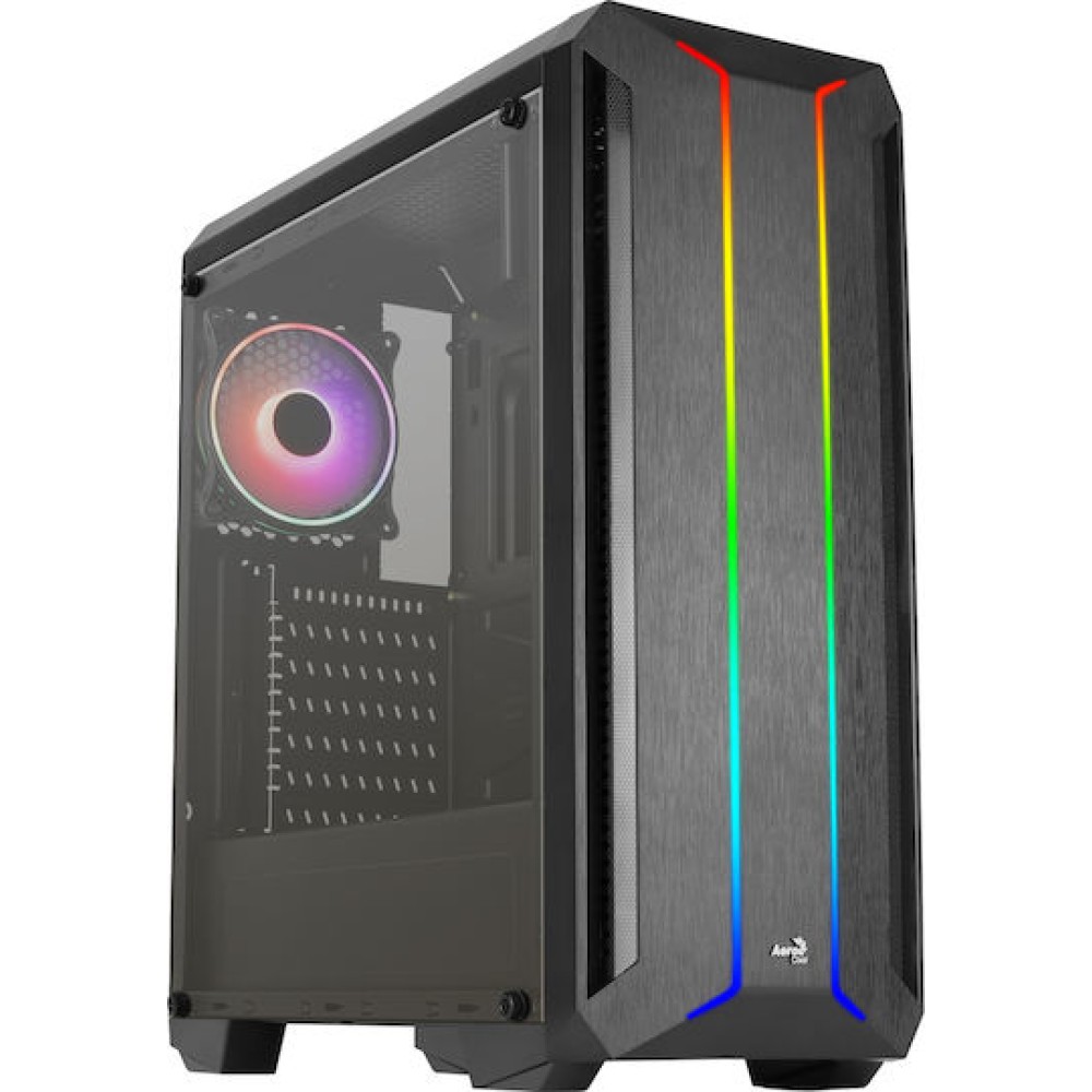 Aerocool Skyline ARGB Gaming Midi Tower Κουτί Υπολογιστή Μαύρο