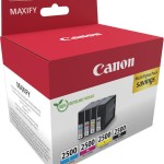 Canon PGI-2500 Γνήσιο Πακέτο 4 Μελανιών Εκτυπωτή InkJet Κίτρινο / Κυανό / Ματζέντα / Μαύρο (9290B006)