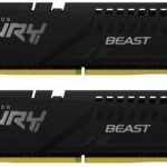 Kingston Fury Beast DDR5 16GB RAM με 2x8GB Modules και Ταχύτητα 5600 για Desktop