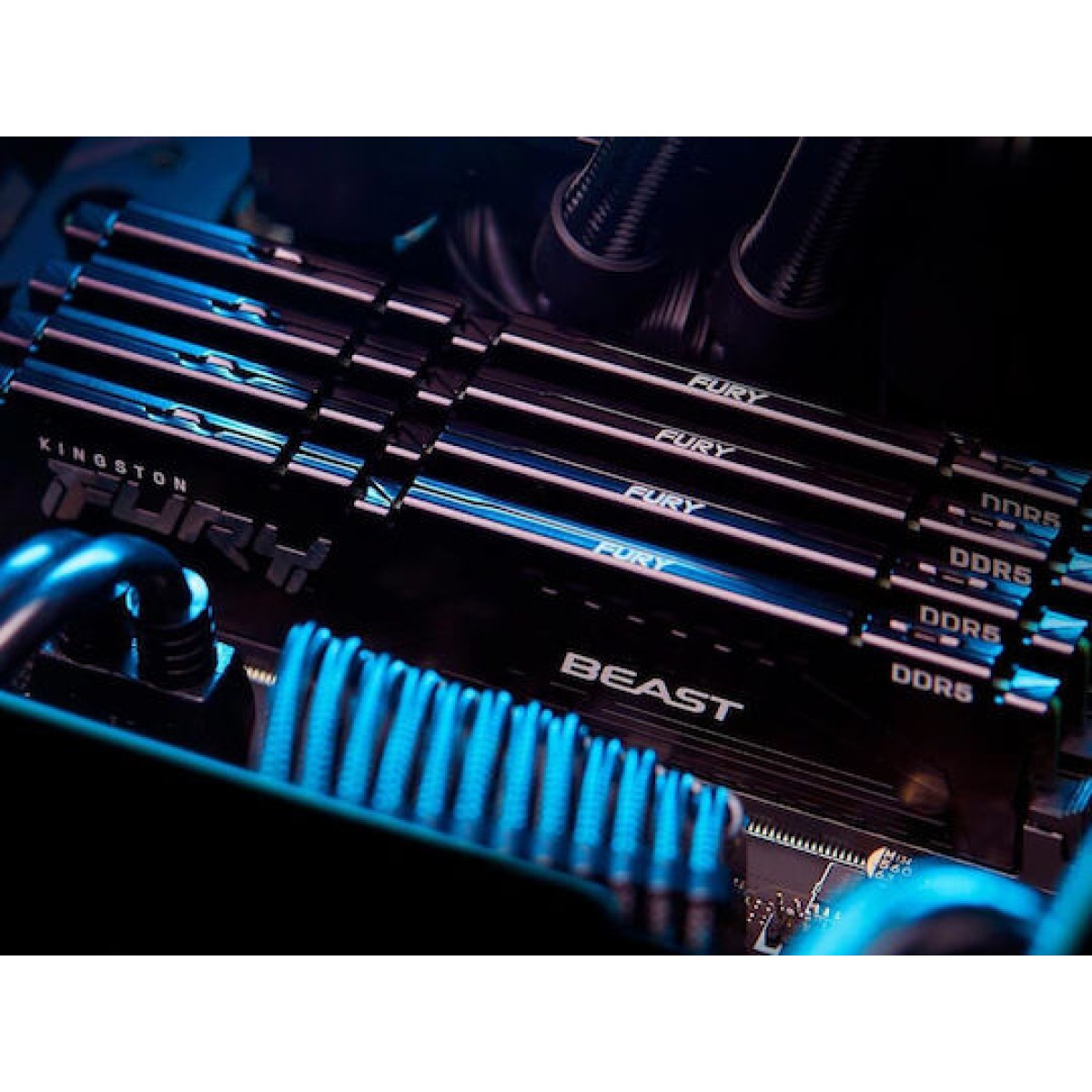 Kingston Fury Beast DDR5 64GB RAM με 2x32GB Modules και Ταχύτητα 5600 για Desktop