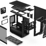 Fractal Design Meshify 2 Nano Gaming Mini Tower Κουτί Υπολογιστή με Πλαϊνό Παράθυρο Μαύρο