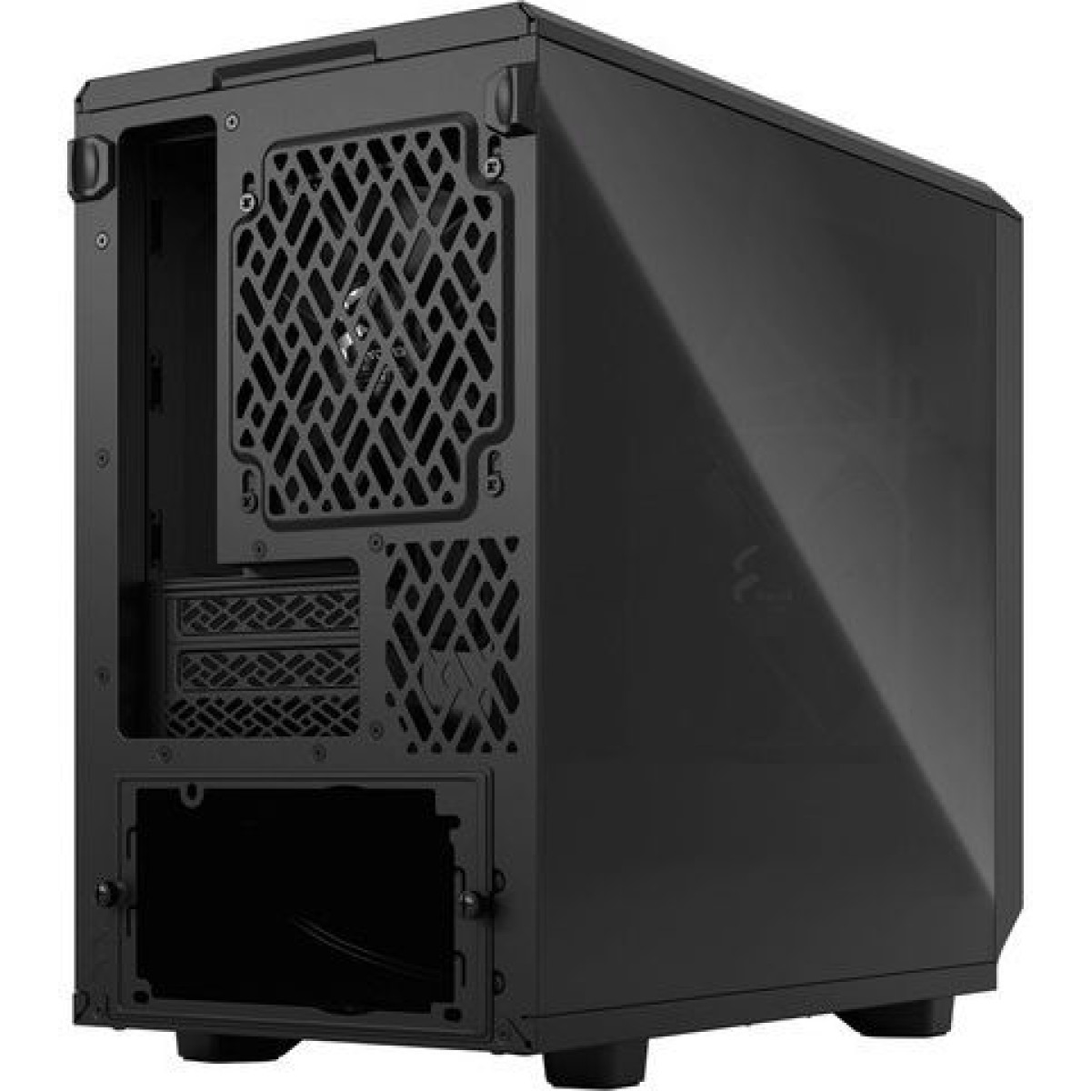 Fractal Design Meshify 2 Nano Gaming Mini Tower Κουτί Υπολογιστή με Πλαϊνό Παράθυρο Μαύρο