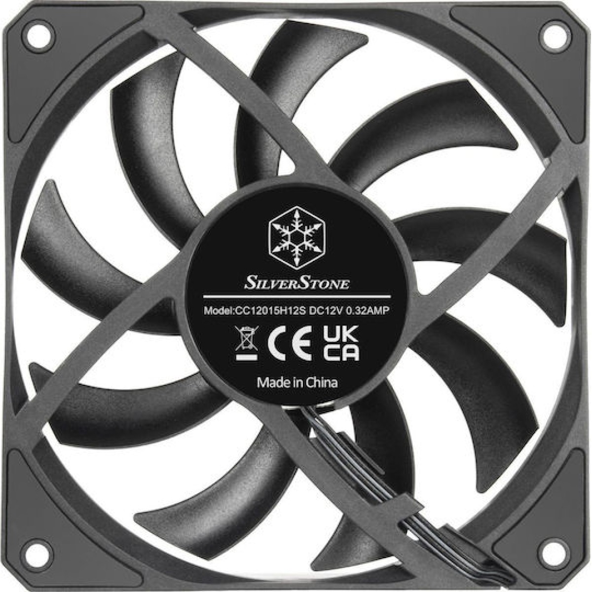 Silverstone Air Slimmer 120 Case Fan με Σύνδεση 4-Pin PWM