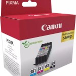 Canon CLI-581 Γνήσιο Πακέτο 4 Μελανιών Εκτυπωτή InkJet Κίτρινο / Κυανό / Ματζέντα / Μαύρο (2103C007)