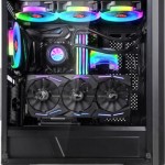 Raijintek Ponos TG4 Gaming Midi Tower Κουτί Υπολογιστή με Πλαϊνό Παράθυρο Μαύρο