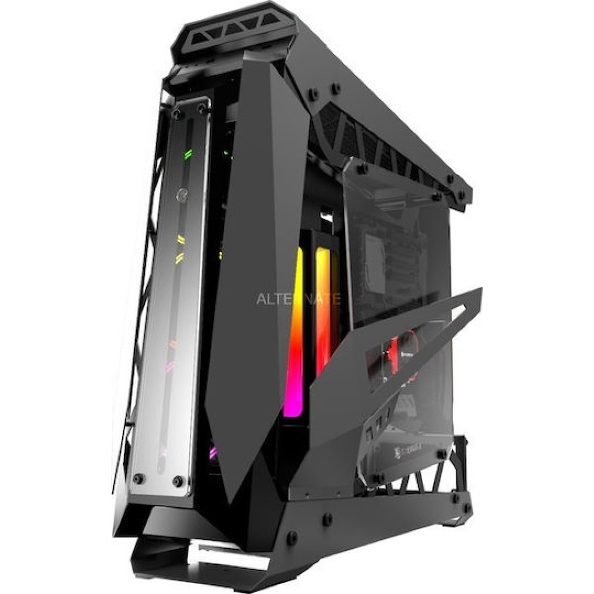 Raijintek NYX PRO Gaming Full Tower Κουτί Υπολογιστή με Πλαϊνό Παράθυρο Titan