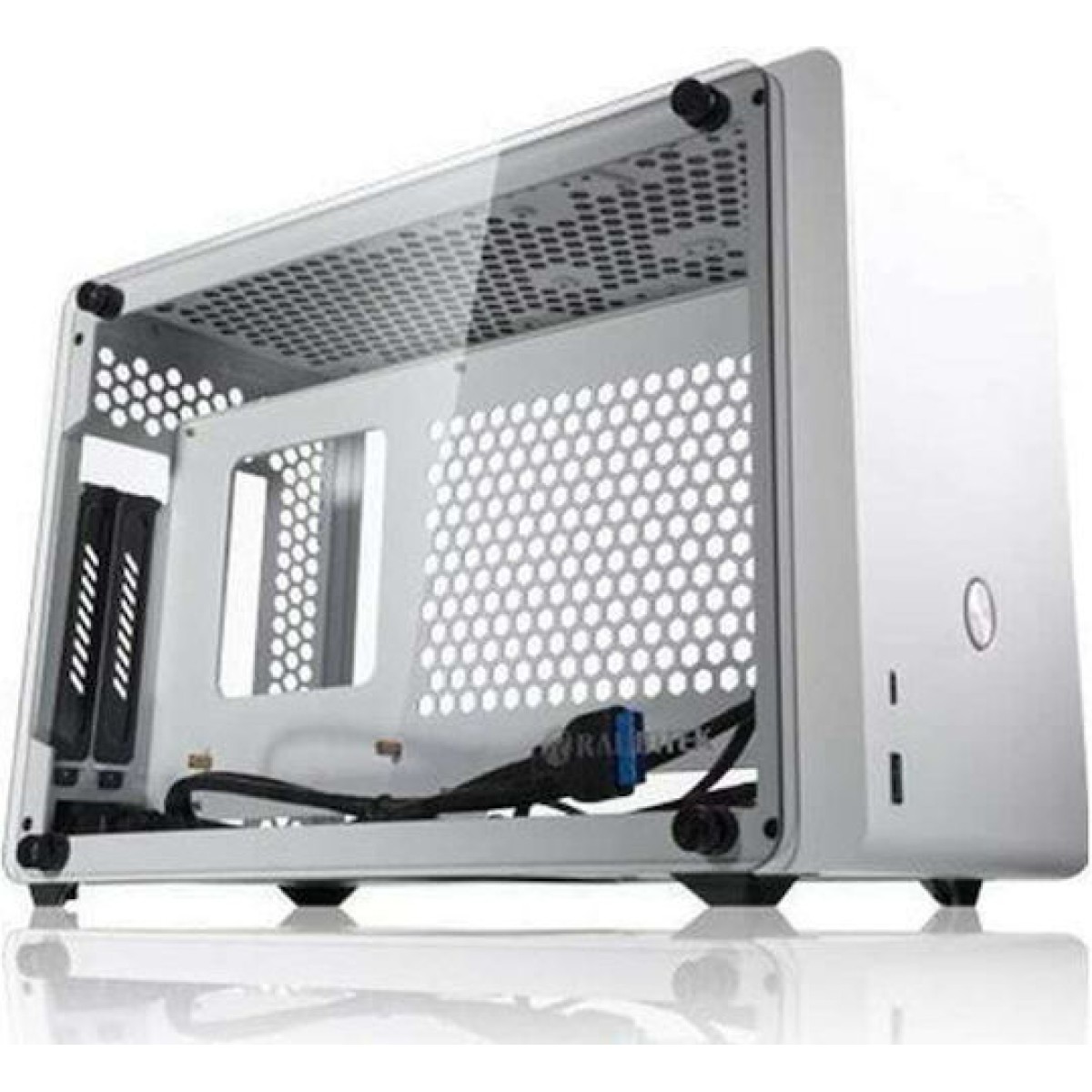 Raijintek Ophion Mini Tower Κουτί Υπολογιστή με Πλαϊνό Παράθυρο Λευκό