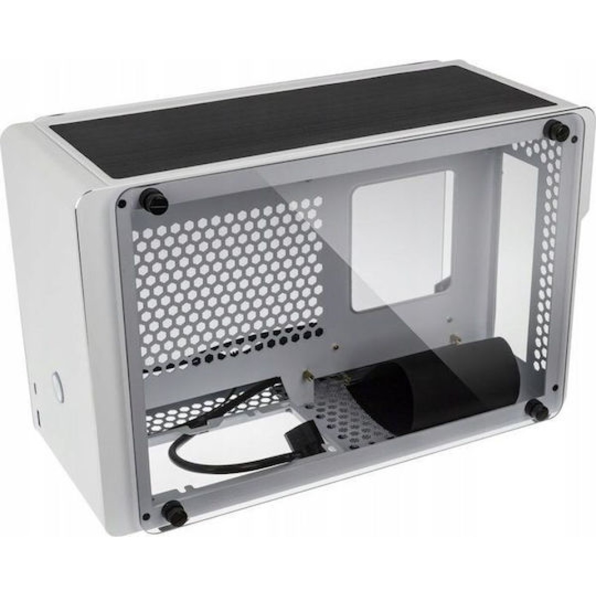 Raijintek Ophion Mini Tower Κουτί Υπολογιστή με Πλαϊνό Παράθυρο Λευκό