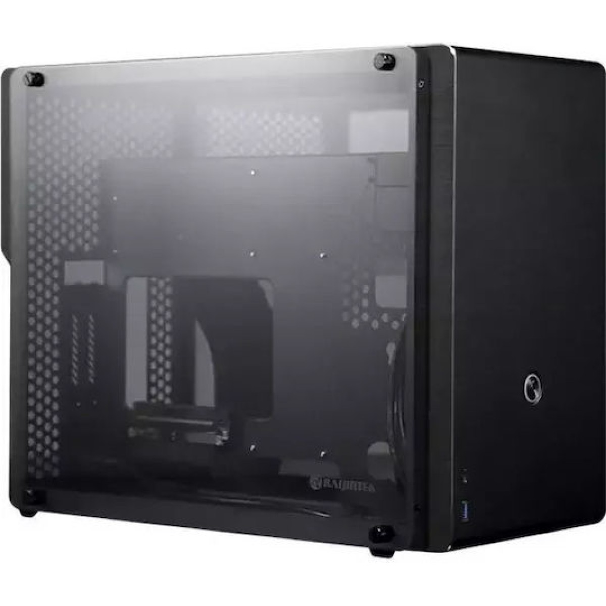 Raijintek Ophion M Evo TGS Gaming Midi Tower Κουτί Υπολογιστή με Πλαϊνό Παράθυρο Μαύρο