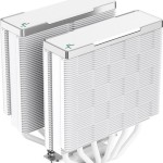 Deepcool AK620 Ψύκτρα Επεξεργαστή Διπλού Ανεμιστήρα για Socket AM4/1200/115x Λευκή