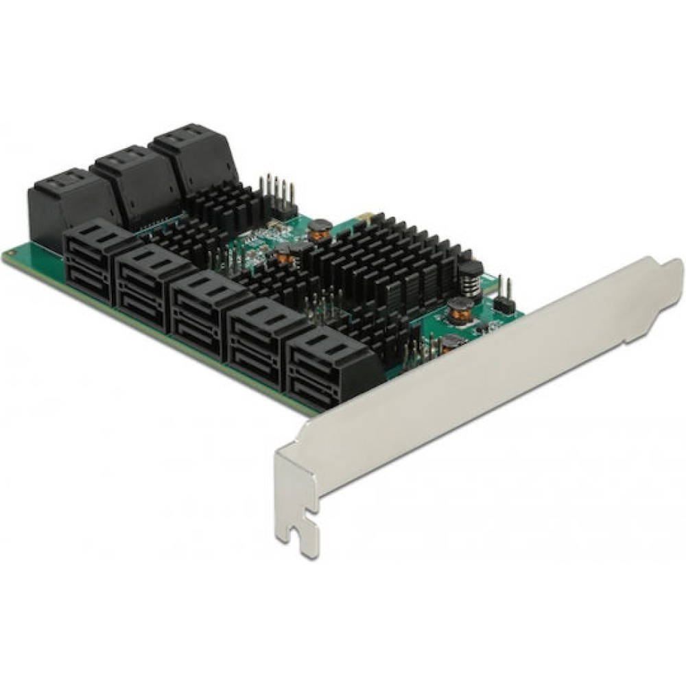 DeLock Κάρτα PCIe σε 16 θύρες SATA 16