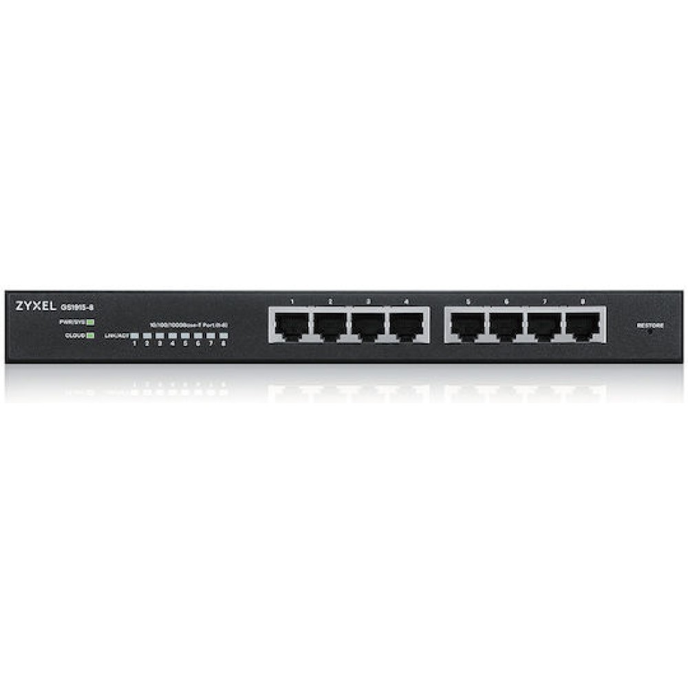Zyxel GS1915-8 Managed L2 Switch με 8 Θύρες Gigabit (1Gbps) Ethernet
