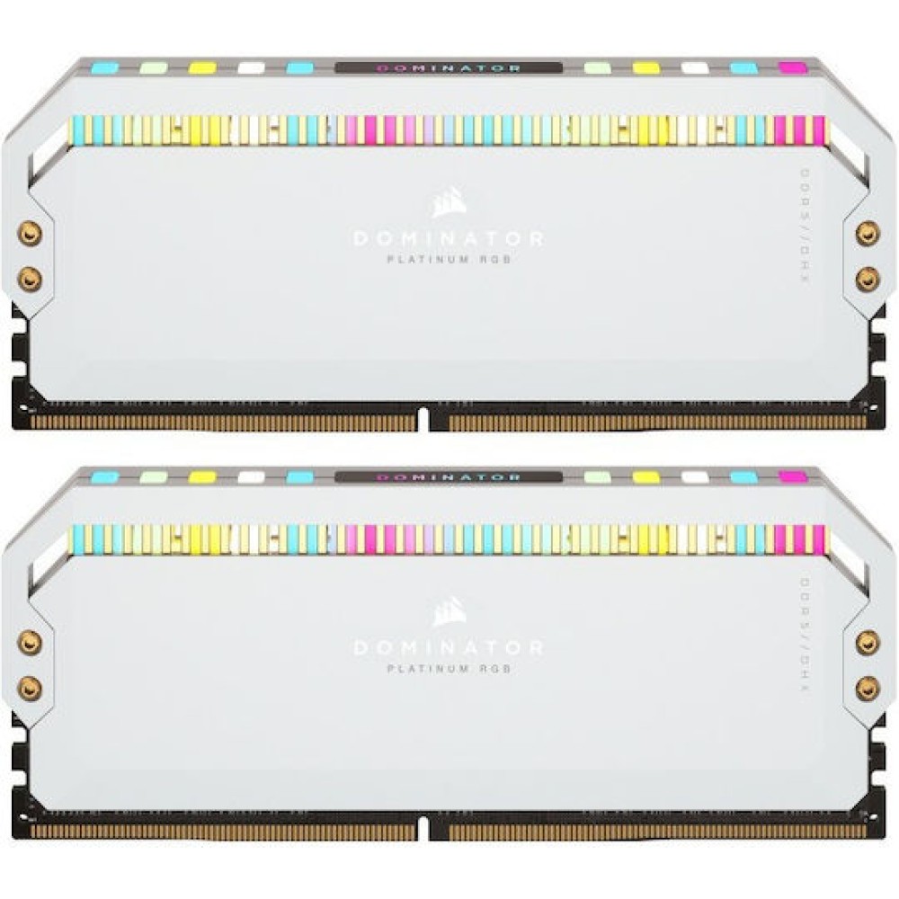 Corsair Dominator Platinum RGB DDR5 64GB RAM με 2x32GB Modules και Ταχύτητα 5200 για Desktop