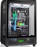 Thermaltake The Tower 500 Gaming Midi Tower Κουτί Υπολογιστή με Πλαϊνό Παράθυρο Μαύρο