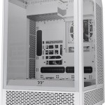 Thermaltake The Tower 500 Gaming Midi Tower Κουτί Υπολογιστή με Πλαϊνό Παράθυρο και RGB Φωτισμό Snow White