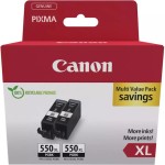 Canon PGI-550XL Γνήσιο Πακέτο Μελανιών Εκτυπωτή InkJet Μαύρο / Photo Κυανό (6431B010)