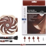 Noctua NF-A12x25r Case Fan 120mm με Σύνδεση 4-Pin PWM Καφέ