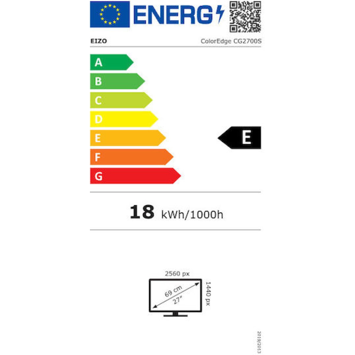 Eizo ColorEdge CG2700S IPS Monitor 27