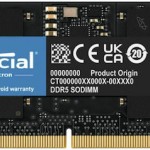 Crucial DDR5 με Module 1x16GB και Ταχύτητα 4800 για Laptop