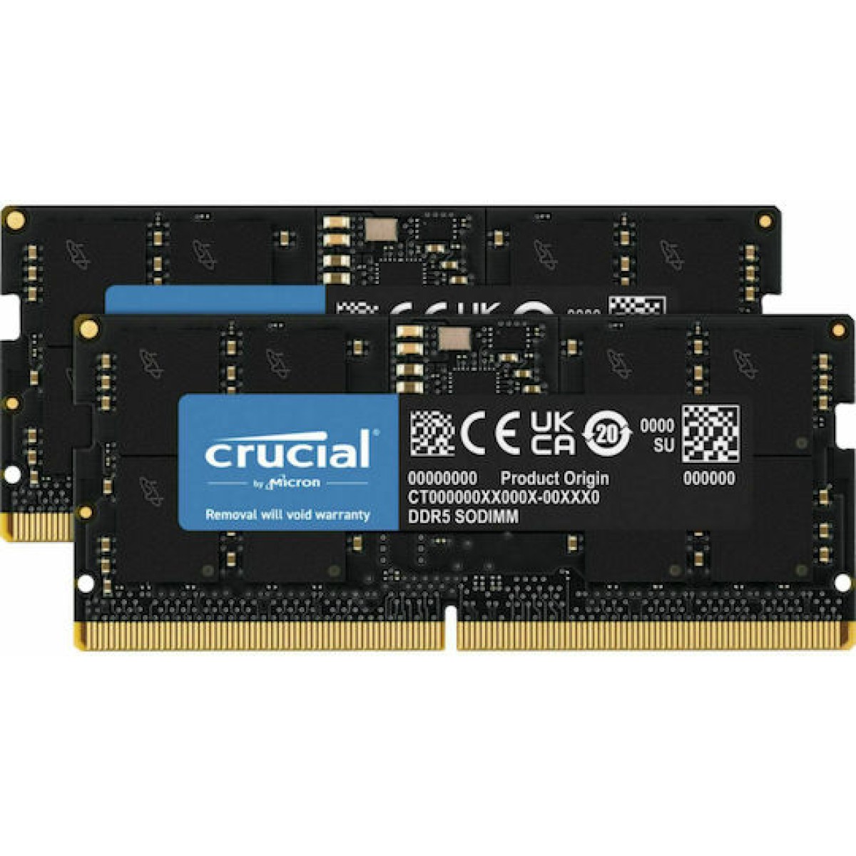 Crucial DDR5 με Module 1x16GB και Ταχύτητα 4800 για Laptop