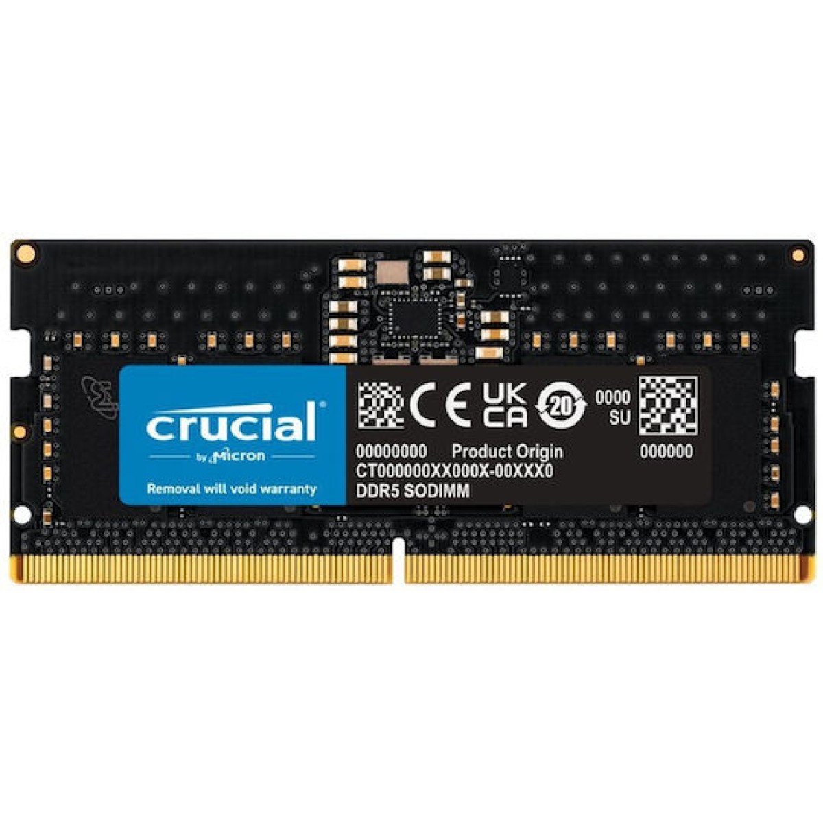 Crucial DDR5 με Module 1x16GB και Ταχύτητα 4800 για Laptop