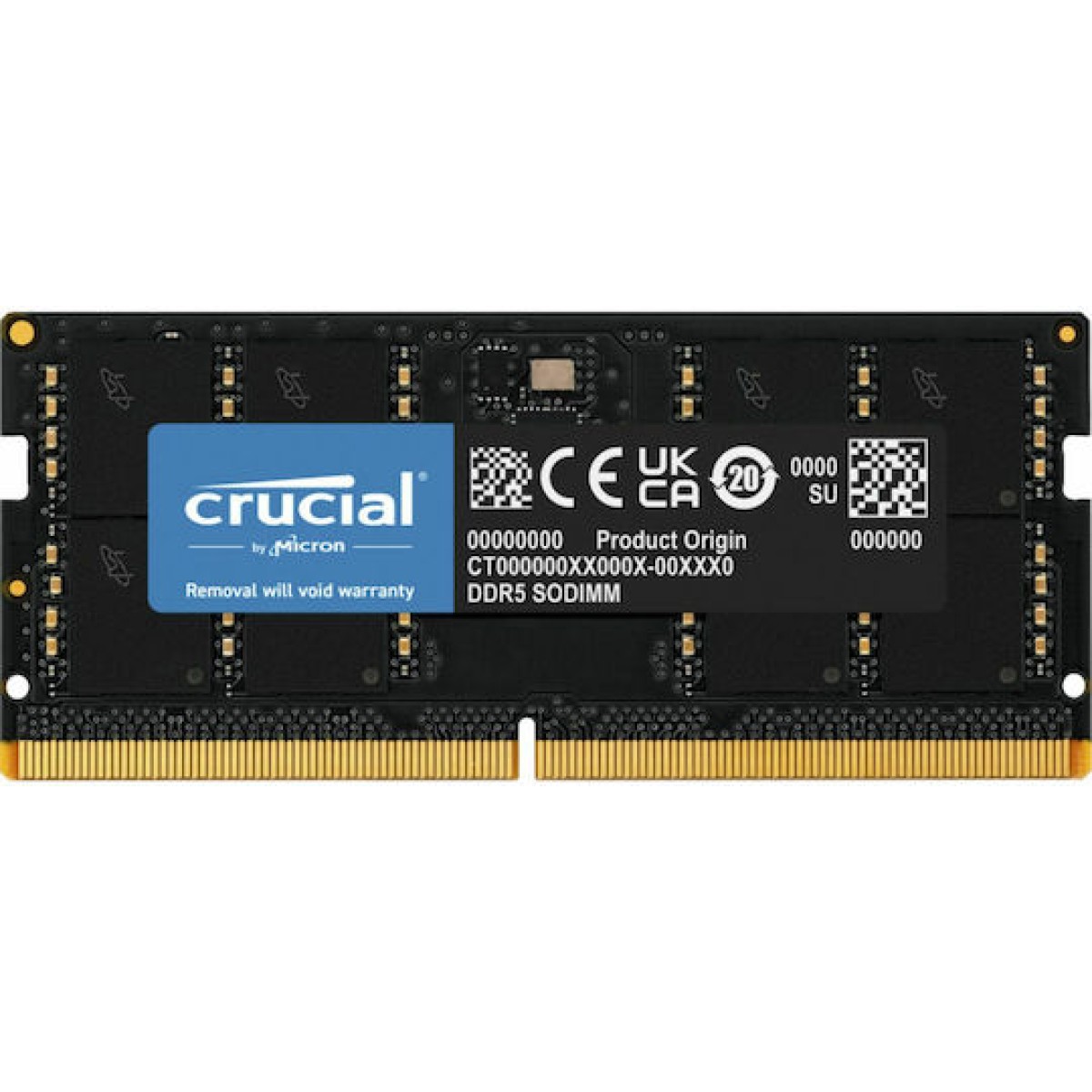 Crucial DDR5 με Module 1x32GB και Ταχύτητα 4800 για Laptop