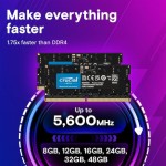 Crucial DDR5 με Module 1x32GB και Ταχύτητα 4800 για Laptop