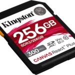 Kingston Canvas React Plus SDXC 256GB Class 10 U3 V90 UHS-II