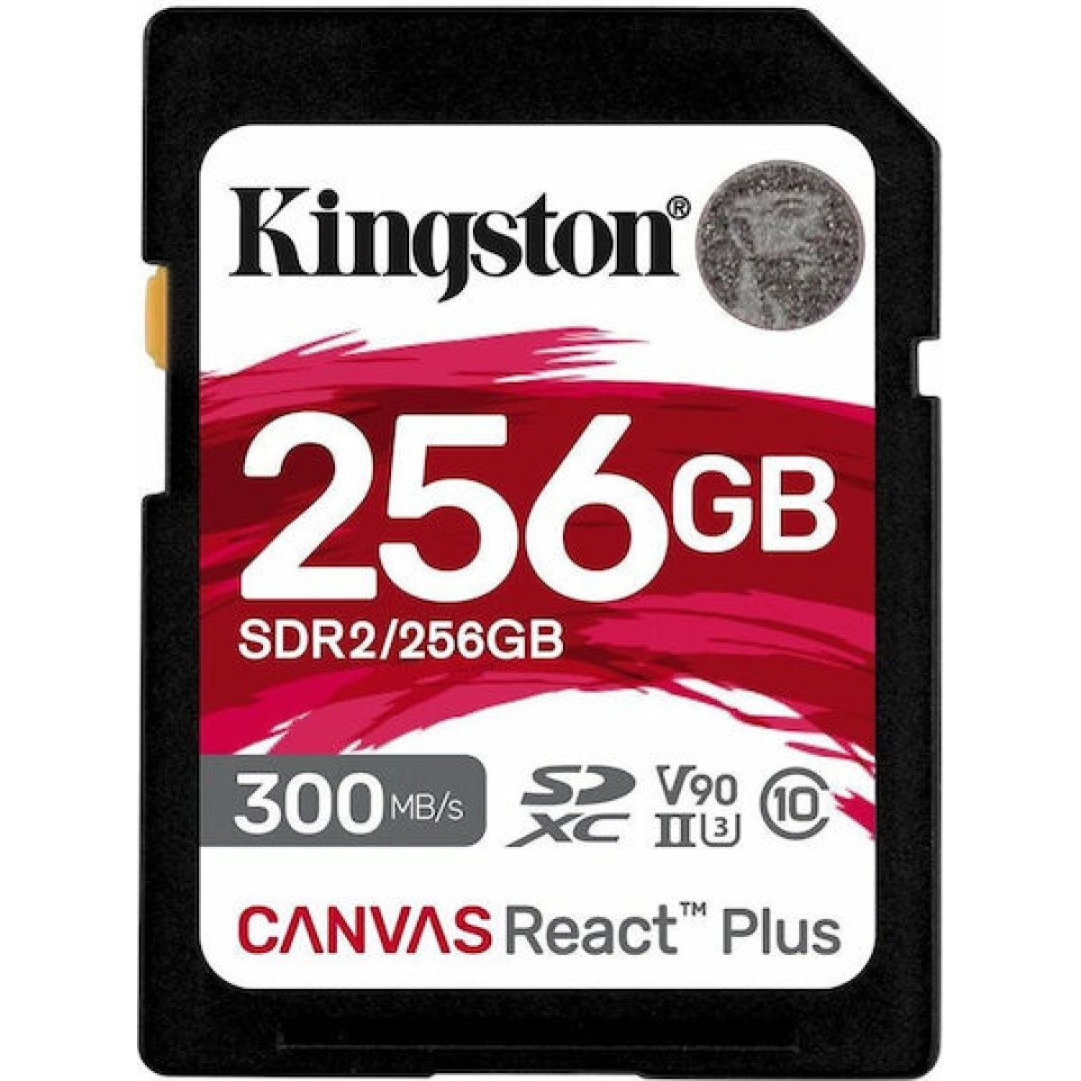 Kingston Canvas React Plus SDXC 256GB Class 10 U3 V90 UHS-II