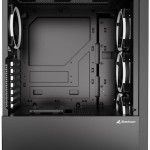 Sharkoon RGB Wave Gaming Midi Tower Κουτί Υπολογιστή με Πλαϊνό Παράθυρο Μαύρο