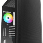 Sharkoon M30 RGB Gaming Midi Tower Κουτί Υπολογιστή με Πλαϊνό Παράθυρο Μαύρο