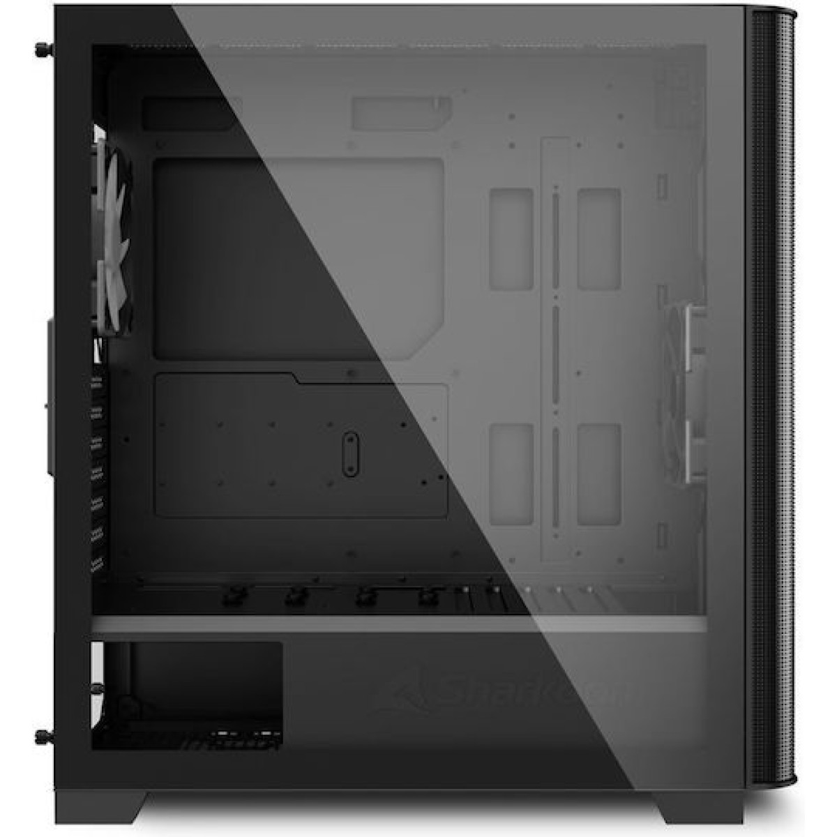 Sharkoon M30 RGB Gaming Midi Tower Κουτί Υπολογιστή με Πλαϊνό Παράθυρο Μαύρο