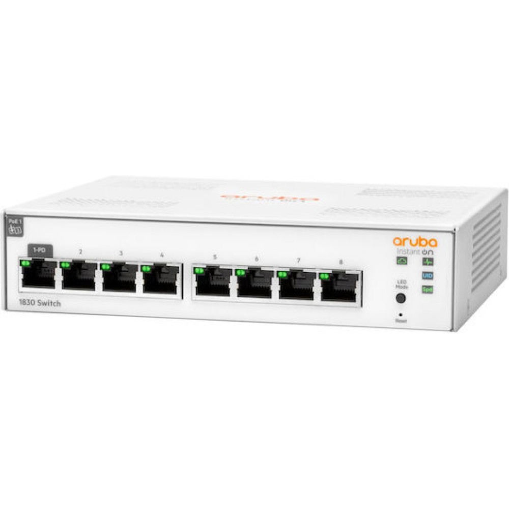 Aruba Aruba Instant On 1830 Managed L2 Switch με 8 Θύρες Gigabit (1Gbps) Ethernet