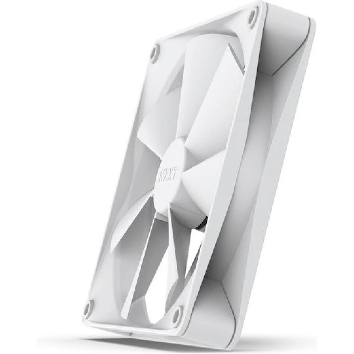 NZXT F140P Case Fan με Λευκό Φωτισμό και Σύνδεση 4-Pin PWM Λευκό