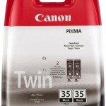 Canon PGI-35 Γνήσιο Πακέτο 2 Μελανιών Εκτυπωτή InkJet Μαύρο (1509B029)