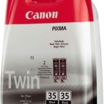 Canon PGI-35 Γνήσιο Πακέτο 2 Μελανιών Εκτυπωτή InkJet Μαύρο (1509B029)