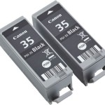 Canon PGI-35 Γνήσιο Πακέτο 2 Μελανιών Εκτυπωτή InkJet Μαύρο (1509B029)