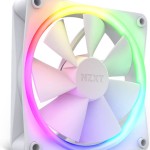 NZXT F120 RGB Case Fan με Σύνδεση 4-Pin PWM 3τμχ Λευκό