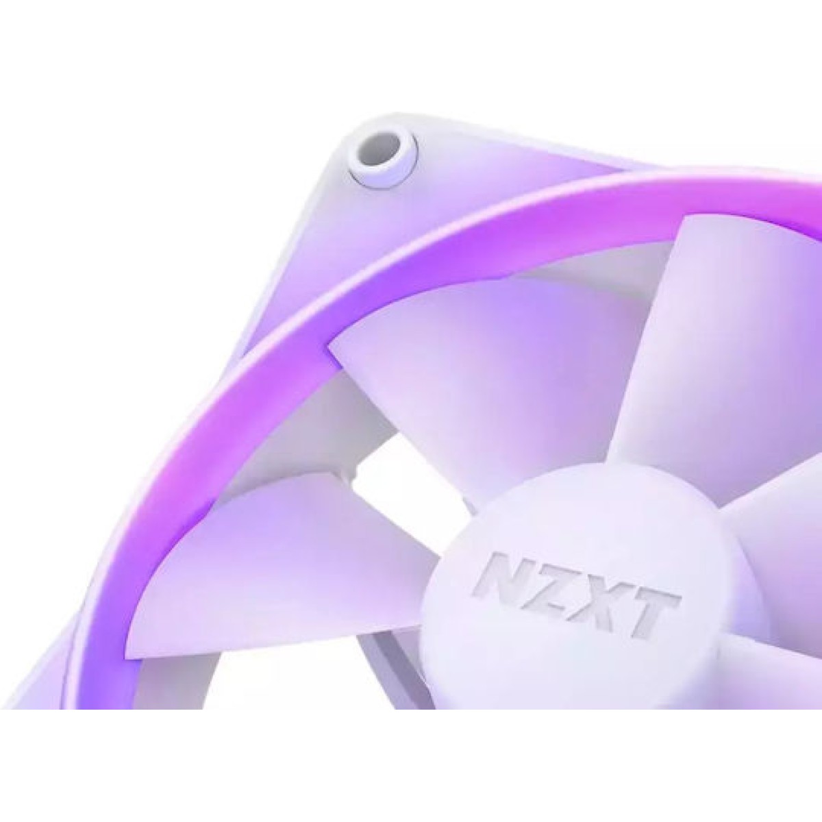 NZXT F120 RGB Case Fan με Σύνδεση 4-Pin PWM 3τμχ Λευκό