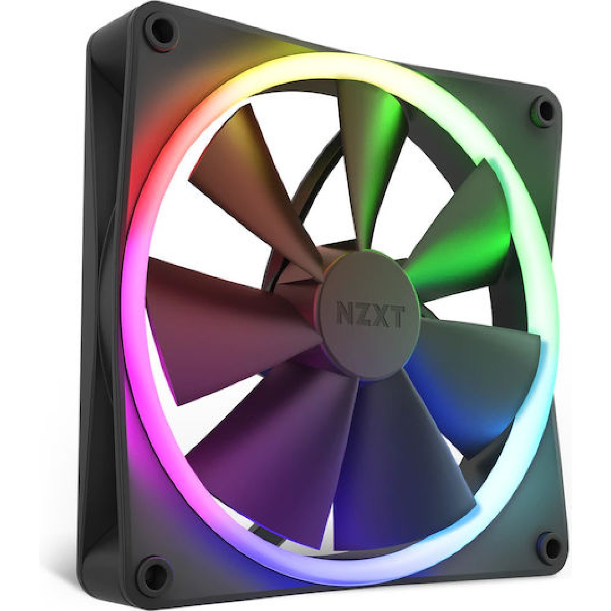 NZXT F140 RGB Case Fan με Σύνδεση 4-Pin PWM 2τμχ