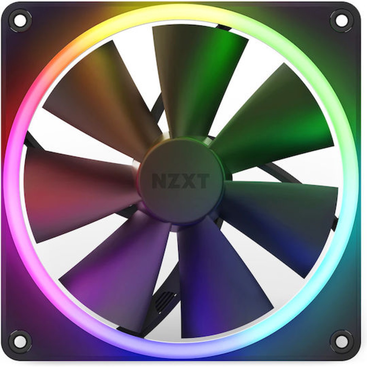 NZXT F140 RGB Case Fan με Σύνδεση 4-Pin PWM 2τμχ