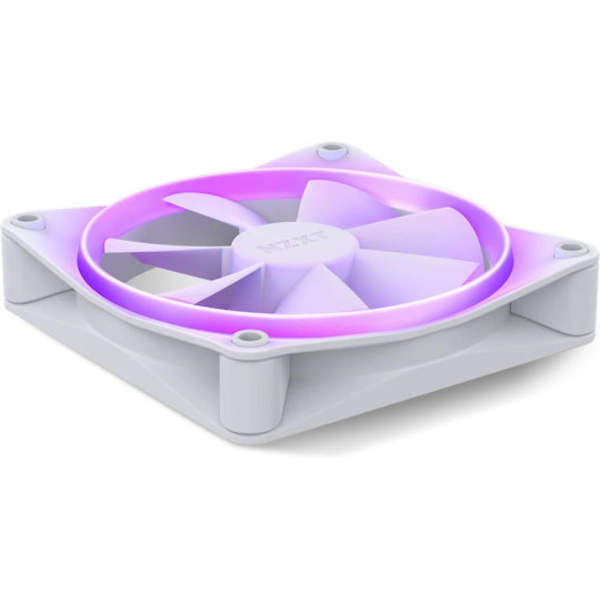 NZXT F120 RGB Case Fan με Σύνδεση 4-Pin PWM Λευκό