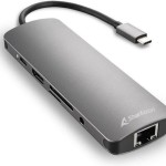 Sharkoon USB 3.2 Hub 4 Θυρών με σύνδεση USB-A / USB-C / Ethernet