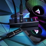 Sharkoon USB 3.2 Hub 4 Θυρών με σύνδεση USB-A / USB-C