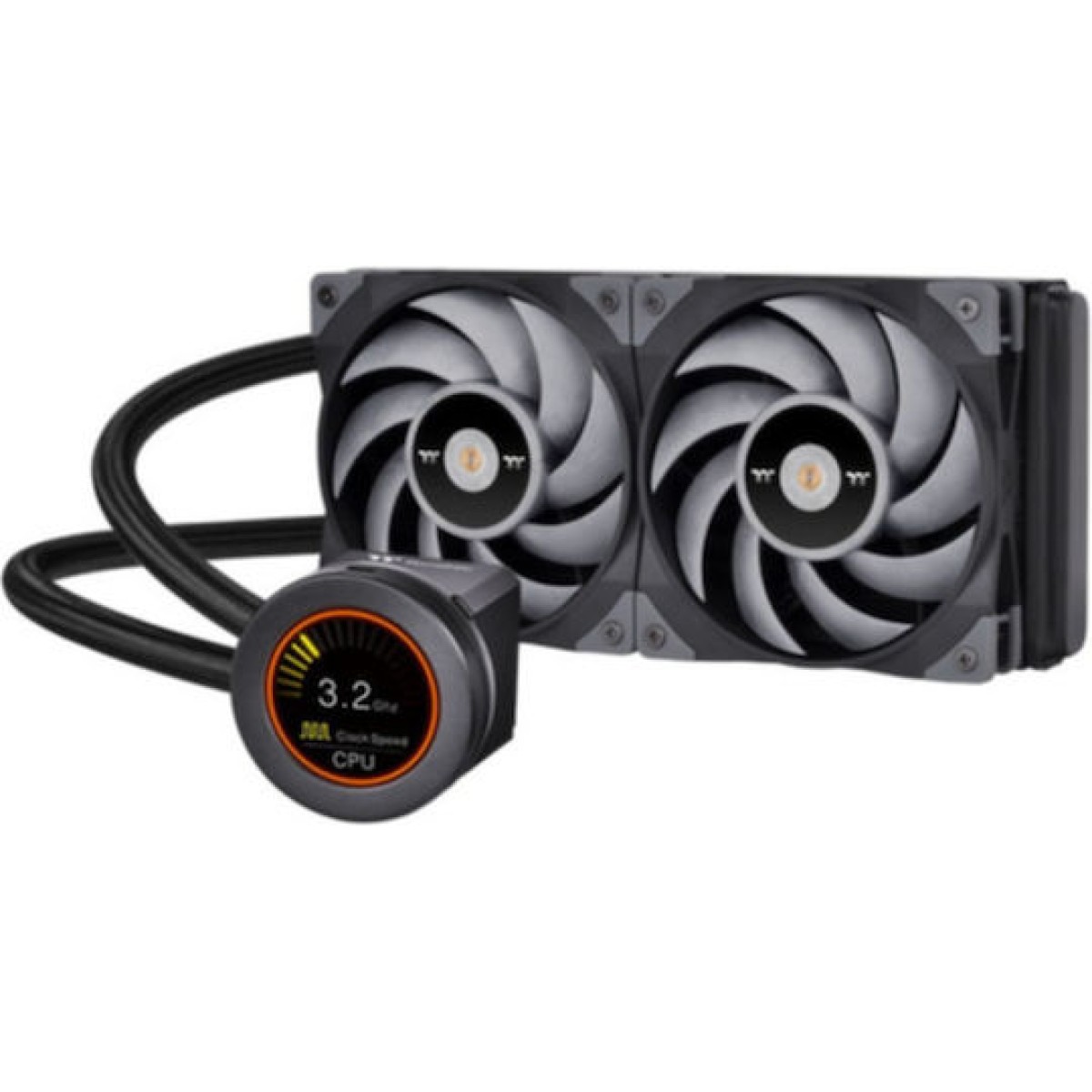 Thermaltake Toughliquid Ultra 240 Sync Υδρόψυξη Επεξεργαστή Διπλού Ανεμιστήρα 120mm για Socket AM4/1200/115x με RGB Φωτισμό