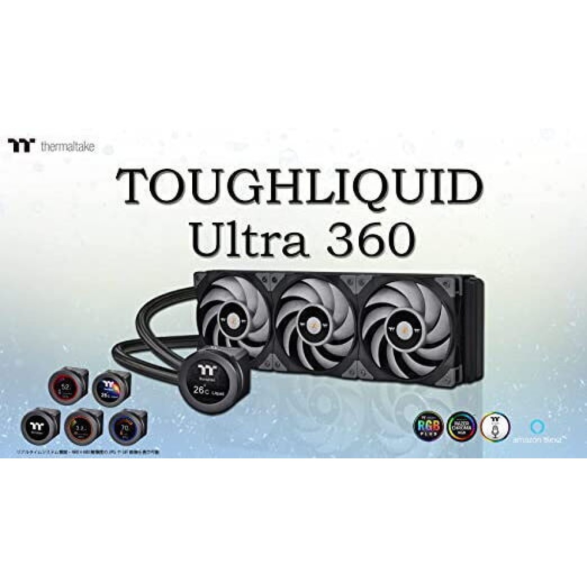 Thermaltake TOUGHLIQUID Ultra 360 Υδρόψυξη Επεξεργαστή Τριπλού Ανεμιστήρα 120mm για Socket AM4/1200/115x