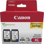 Canon PG-545/CL-546XL Γνήσιο Πακέτο 2 Μελανιών Εκτυπωτή InkJet Μαύρο / Πολλαπλό (Color) (8286B012)