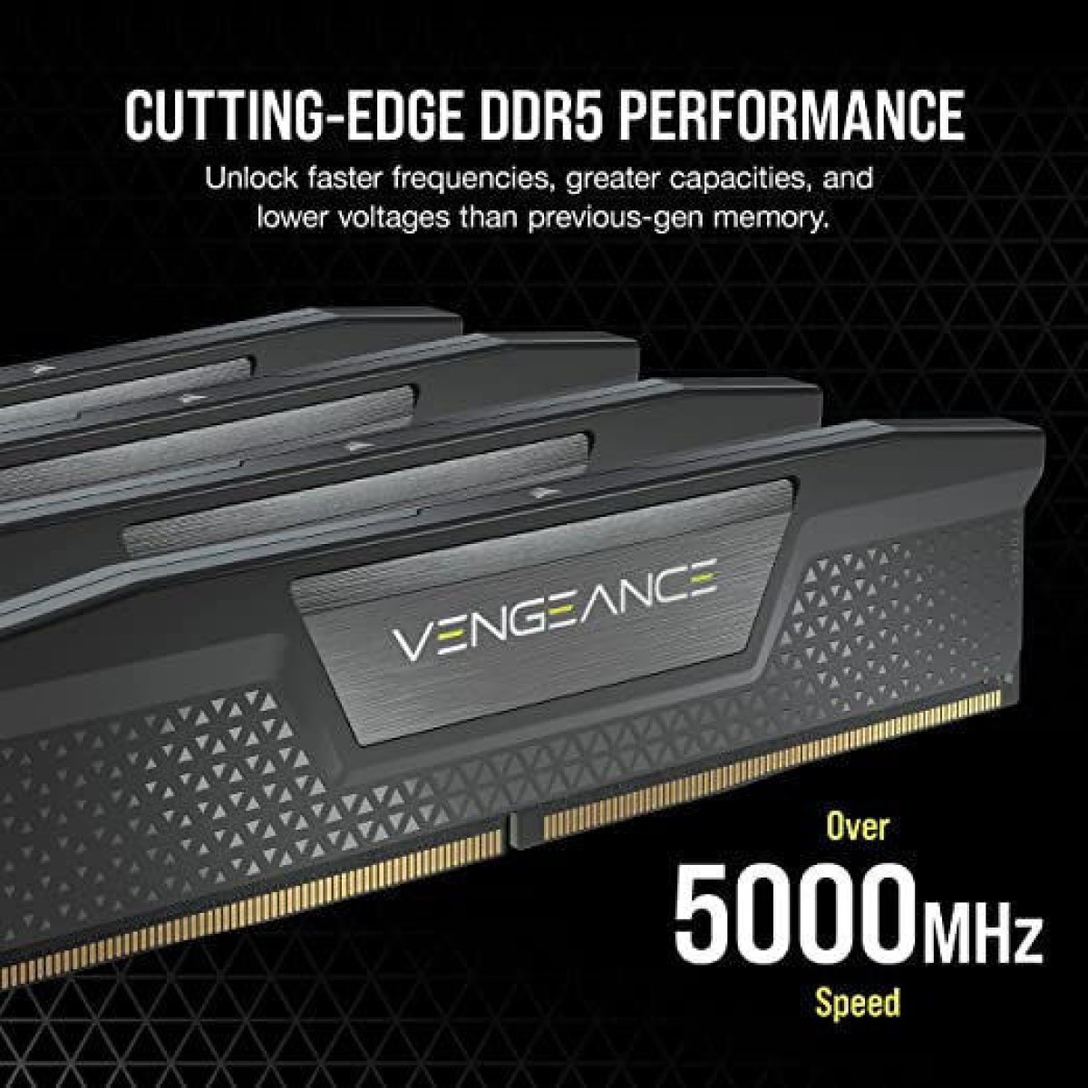 Corsair Vengeance DDR5 32GB RAM με 2x16GB Modules και Ταχύτητα 6200 για Desktop