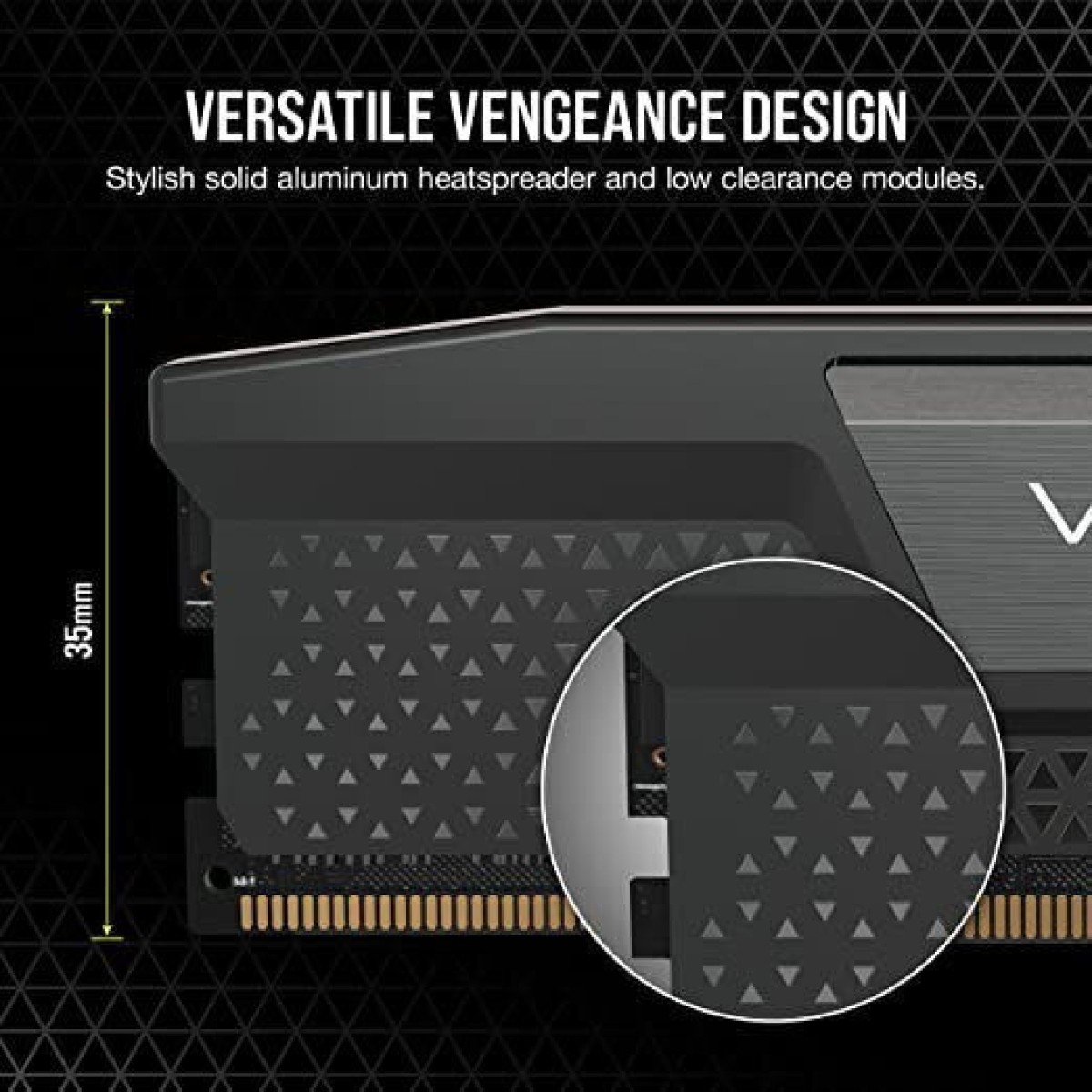 Corsair Vengeance DDR5 32GB RAM με 2x16GB Modules και Ταχύτητα 6200 για Desktop
