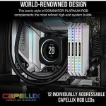 Corsair Dominator Platinum RGB DDR5 32GB RAM με 2x16GB Modules και Ταχύτητα 6200 για Desktop